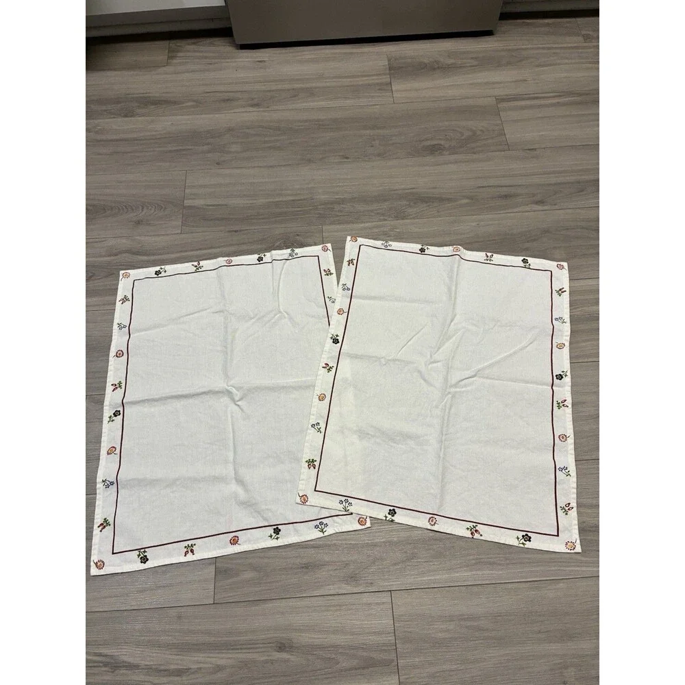 Vintage 100% Cotton Kitchen Towels Lot of 2  Villeroy & Boch